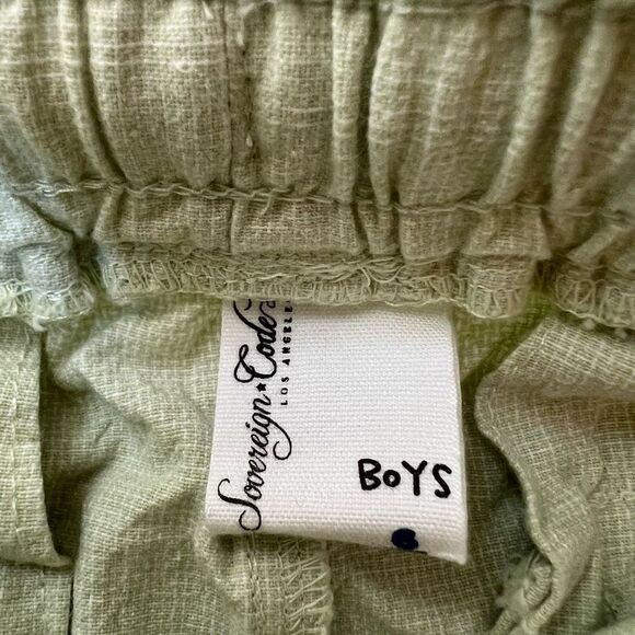 Sovereign Code light green cotton boys shorts size 6 - Picture 3 of 3